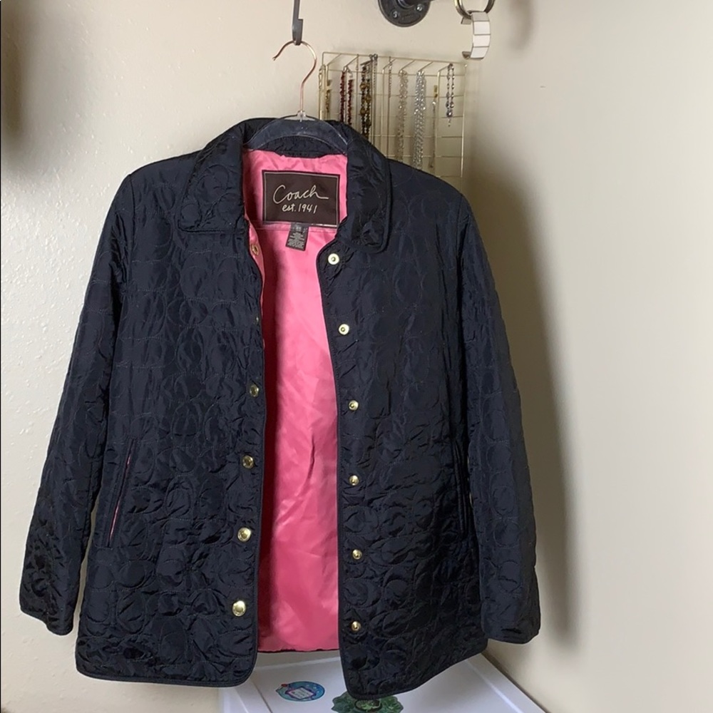 Classic Coach Quilted Coat